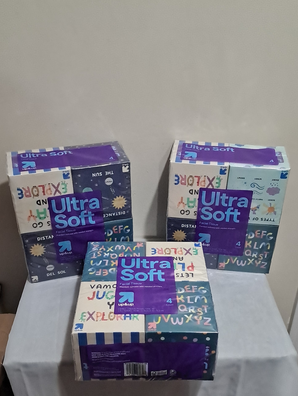 Ultra Soft Facial Tissue Value Pack - Set Of 3